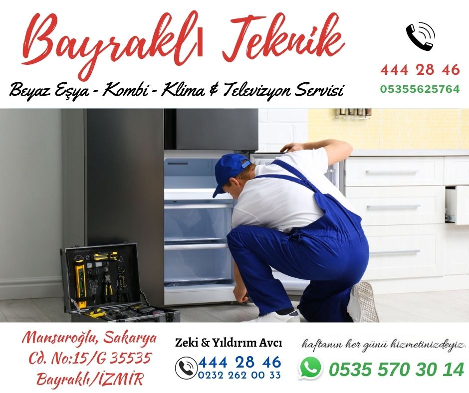 bayraklı buzdolabı servisi